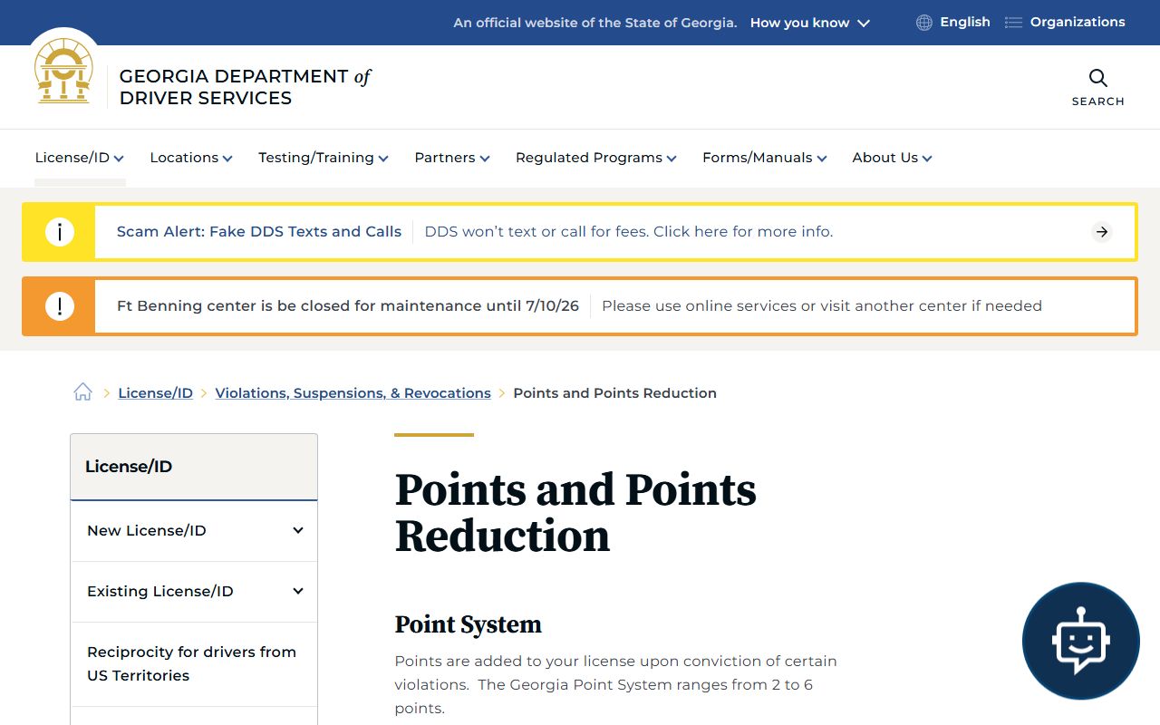 Harris County court dockets Georgia DDS points information