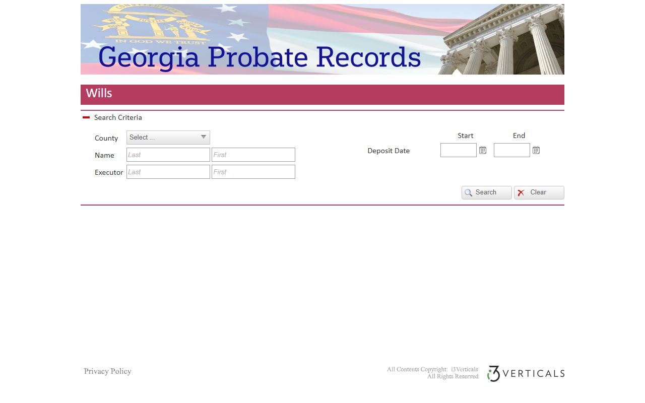 Harris County court records will search screen
