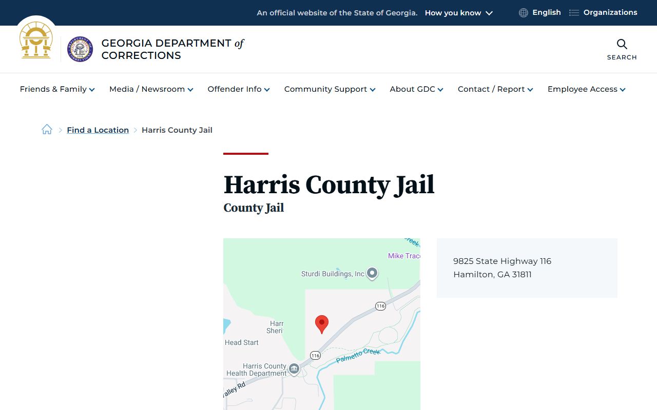 Harris County inmate records GDC Harris County jail location