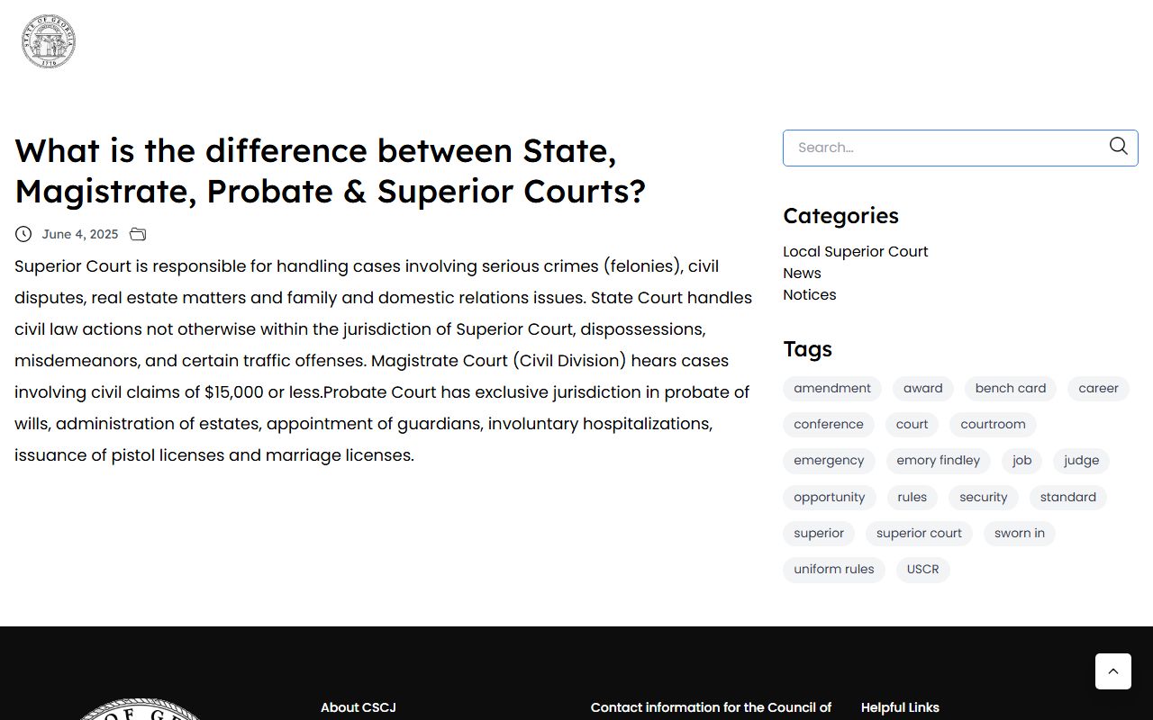 Harris County probate records Georgia court jurisdiction reference