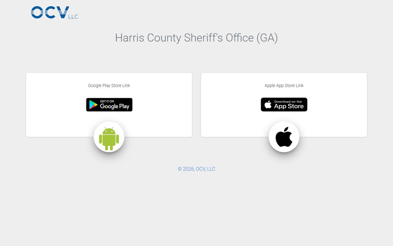 Harris County warrant records sheriff OCV app channel